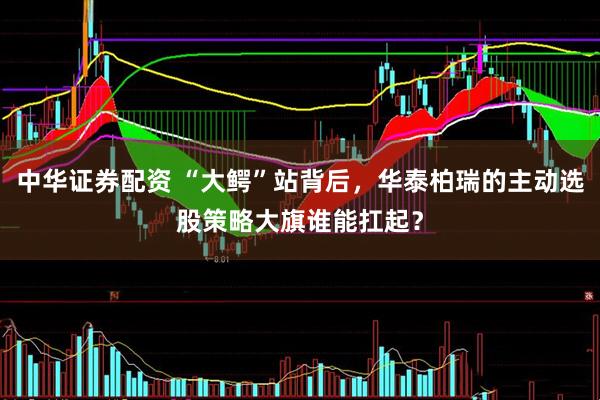 中华证券配资 “大鳄”站背后，华泰柏瑞的主动选股策略大旗谁能扛起？